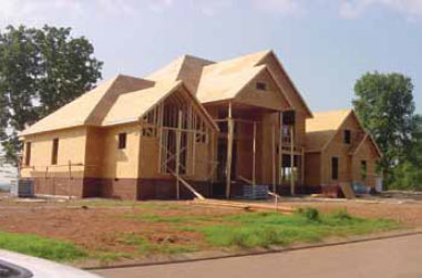 home under construction in Mount Pleasant, SC