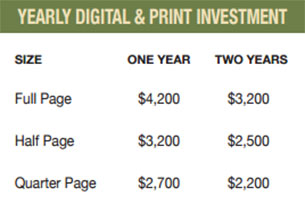 digital & print investment with Carolina Park Magazine