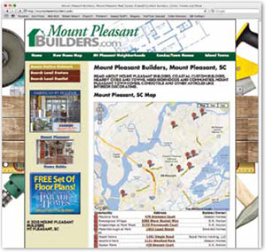 Mount Pleasant Builders website - www.mountpleasantbuilders.com